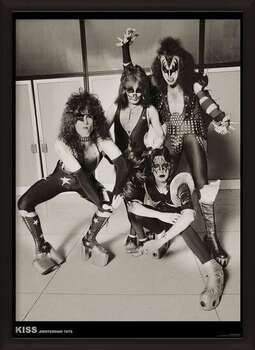 Gerahmte Poster Kiss - Amsterdam 1976