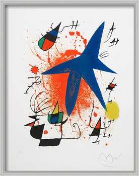 Kunstdruck Blue Star, 1972