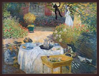 Poster Monet's garden at Argenteuil (1873)