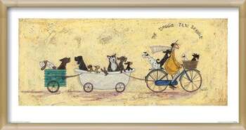 Kunstdruck Sam Toft - The Doggie Taxi Service