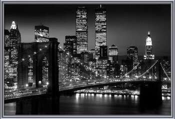 Gerahmte Poster Manhattan - Night