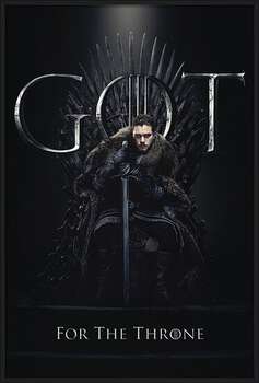 Gerahmte Poster Game of Thrones - Jon For The Throne