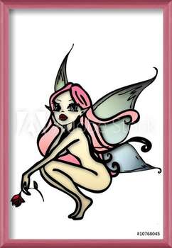 Gerahmte Poster Fatina Rosa