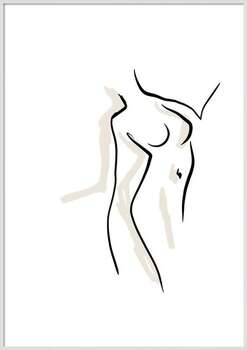 Poster Standing girl