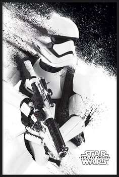 Gerahmte Poster Star Wars Episode VII: The Force Awakens - Stormtrooper Paint