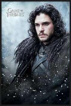 Gerahmte Poster Game of Thrones - Jon Snow