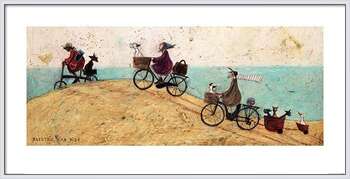Gerahmte Poster Sam Toft - Electric Bike Ride