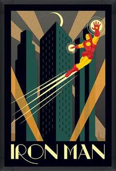 Gerahmte Poster Marvel Deco - Iron man