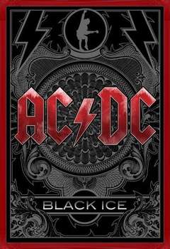 Gerahmte Poster AC/DC - black ice