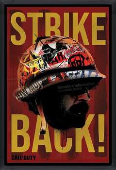 Gerahmte Poster Call of Duty: Black Ops Cold War - Strike Back